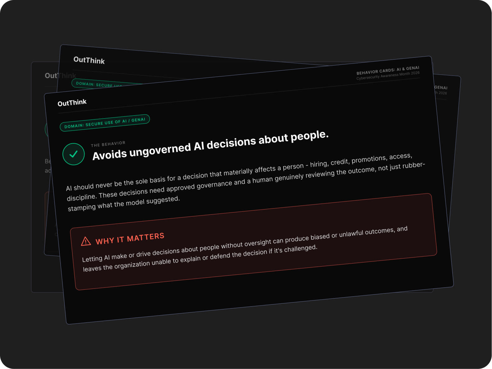 AI Behavior Cards